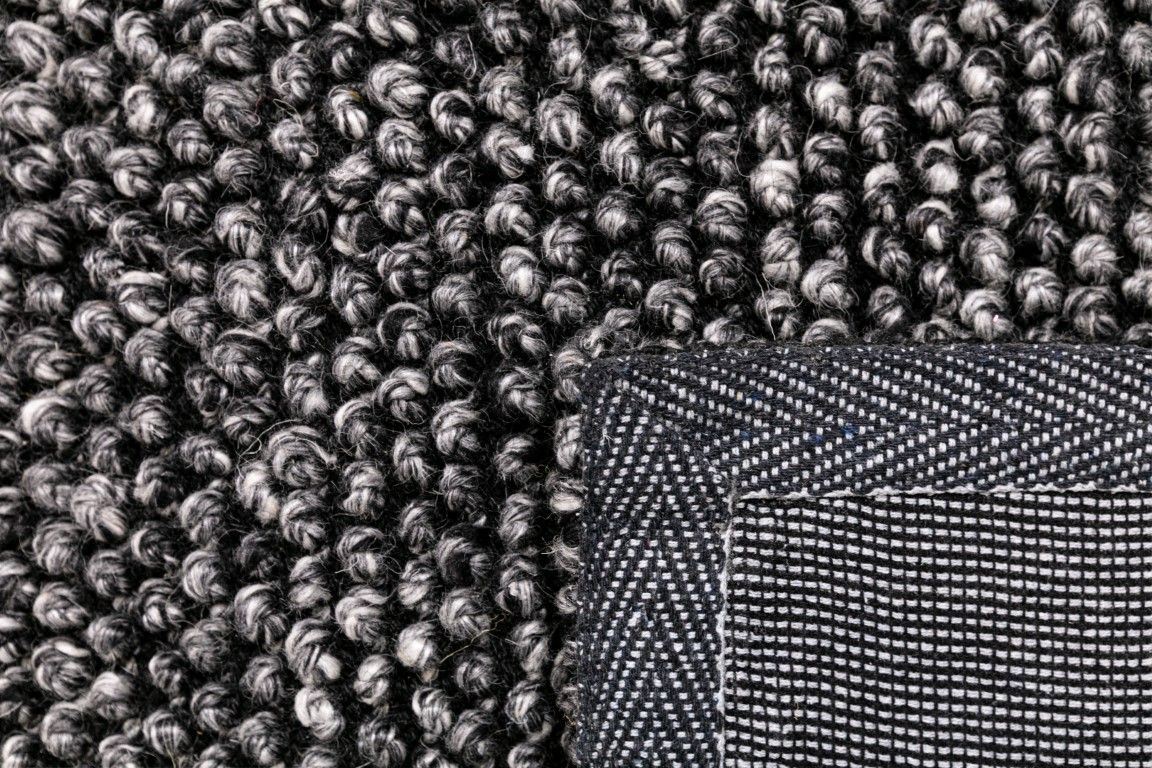 Avenue Charcoal is a hand woven PET Yarn (Recycled Plastics) Rug. It features a soft wool-like feel with a modern/contemporary design. Colour Charcoal. Sizes 155 X 225, 200 X 290, 240 X 320 and 300 X 400. Fold.