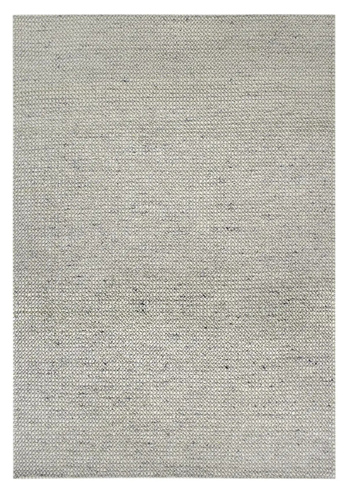 Avila - Natural is a handwoven loop piled carpet. It features a blend of fine wool and viscose, with a pile height of 16-18mm. Colours Cream with Brown and Beige accents. Sizes 160 X 230, 200 X 290, 240 X 340 and 300 X 400. Full.