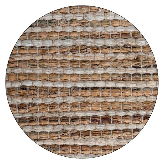 The Chief Natural Jute Rug. Hand woven from Jute fibres. Colour Natural. Sizes 155 X 225 and 200 X 290. Close.