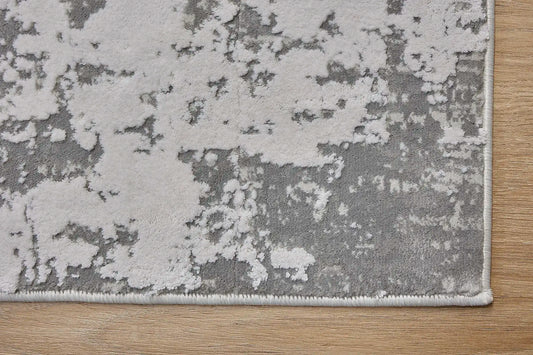 Finesse Geo is a machine made rug. Its design boasts a modern/contemporary feel. Crafted from Viscose and Polyester, with a low-profile 7-9mm pile height. Colours Grey and Light Grey tones. Sizes 160 X 230, 200 X 300 and 240 X 340. Corner.