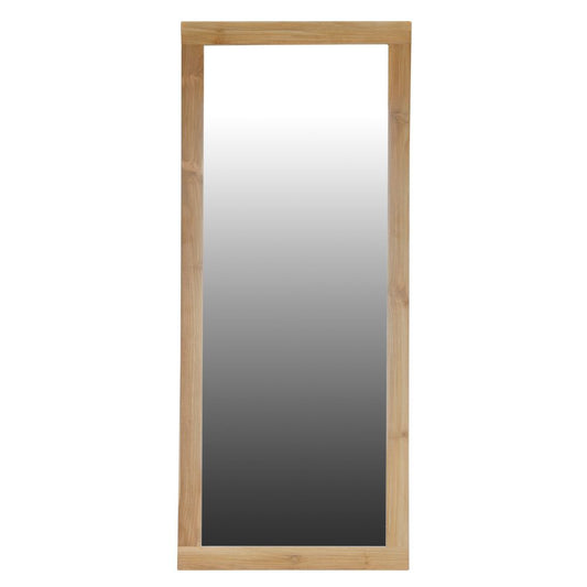 The Solomon Large Mirror. Simple sophistication. Solid teak frame. Colour natural. Measures 800 wide x 1900 height. Front plain.