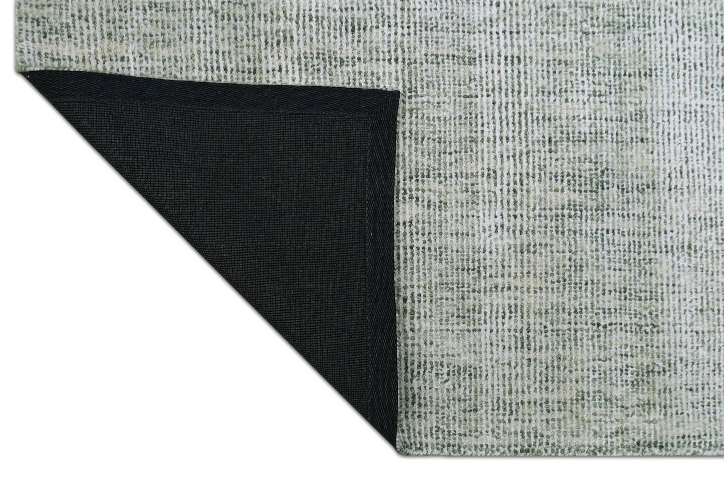 Toro Green is a hand-loomed, hand-knotted rug with a contemporary multi-fleck design. Wool and silky viscose are blended to create a soft feel with its 10-12mm pile height. Colour emerald green with white accents. Sizes 160 X 230, 200 X 290, 240 X 340 and 300 X 400. Fold.