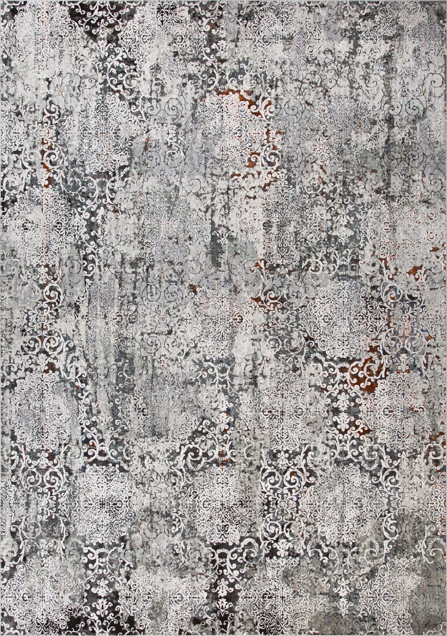 Victoria Cameo is a premium machine made rug. Its 2 million polyester points per square meter, give it a luxurious soft feel. Featuring a traditional/tribal design. Colours Light Grey, with grey and black accents. Sizes 160 X 235, 200 X 285, 240 X 330 and 300 X 380. Full.