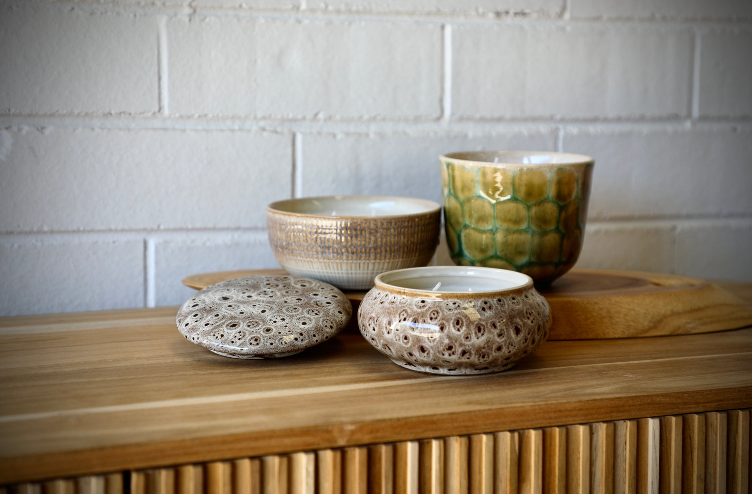 Ceramic Scented Candles.