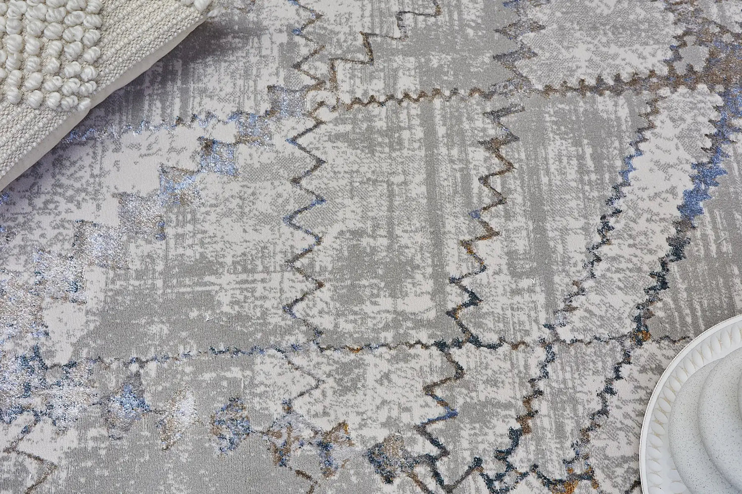 Our Geneva Collection, showcasing the latest in abstract patterns. Easy to clean, perfect for high-traffic areas. Explore 6 Styles in 3 sizes.