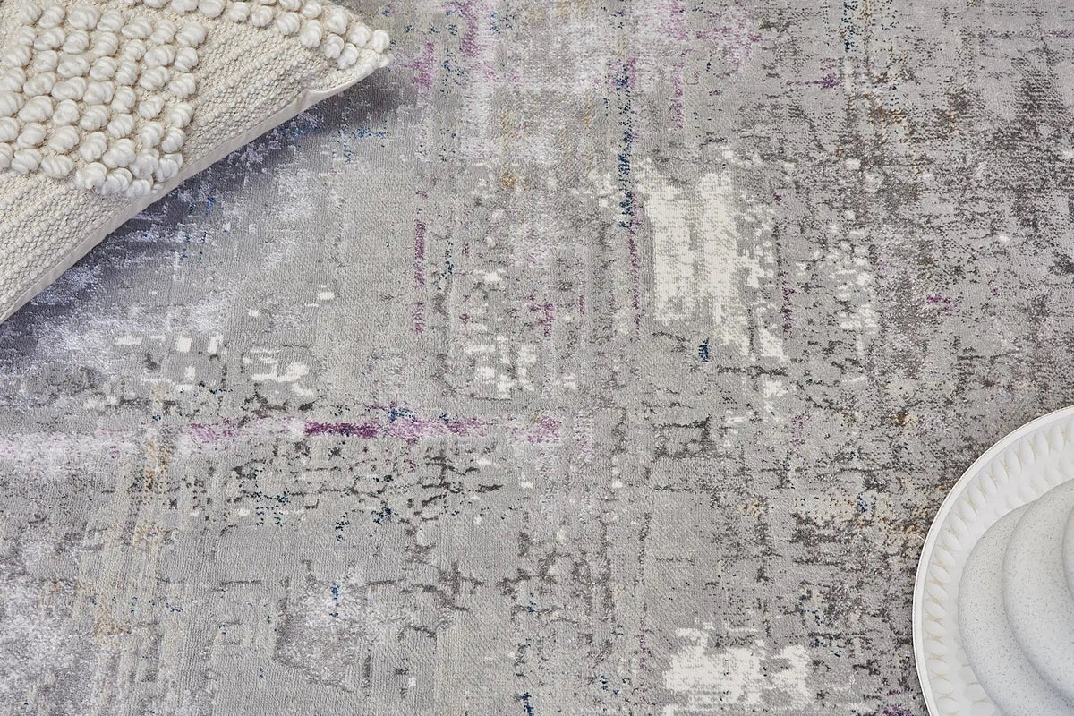 Geneva Modern Machine-Made Viscose and Polyester Rug Collection in Taupe, Silver, Lilac, Grey, Blue and Black. Clean abstract designs in 3 sizes. Ochoco Rugs Perth.