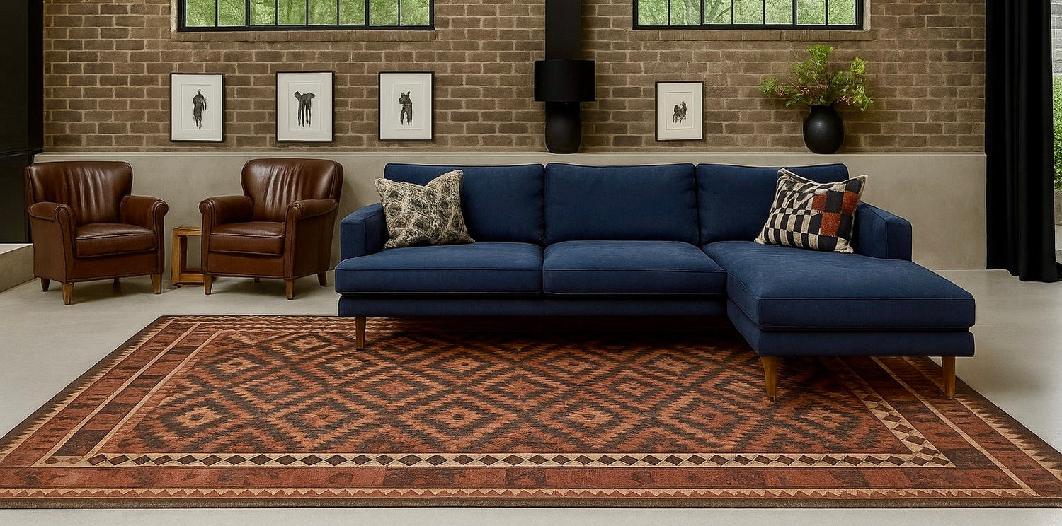 Ochoco Afghan Maimana Kilim Rugs. Hand Woven 100% Wool with natural Vegetables Dyes. Ochoco Rugs Perth.