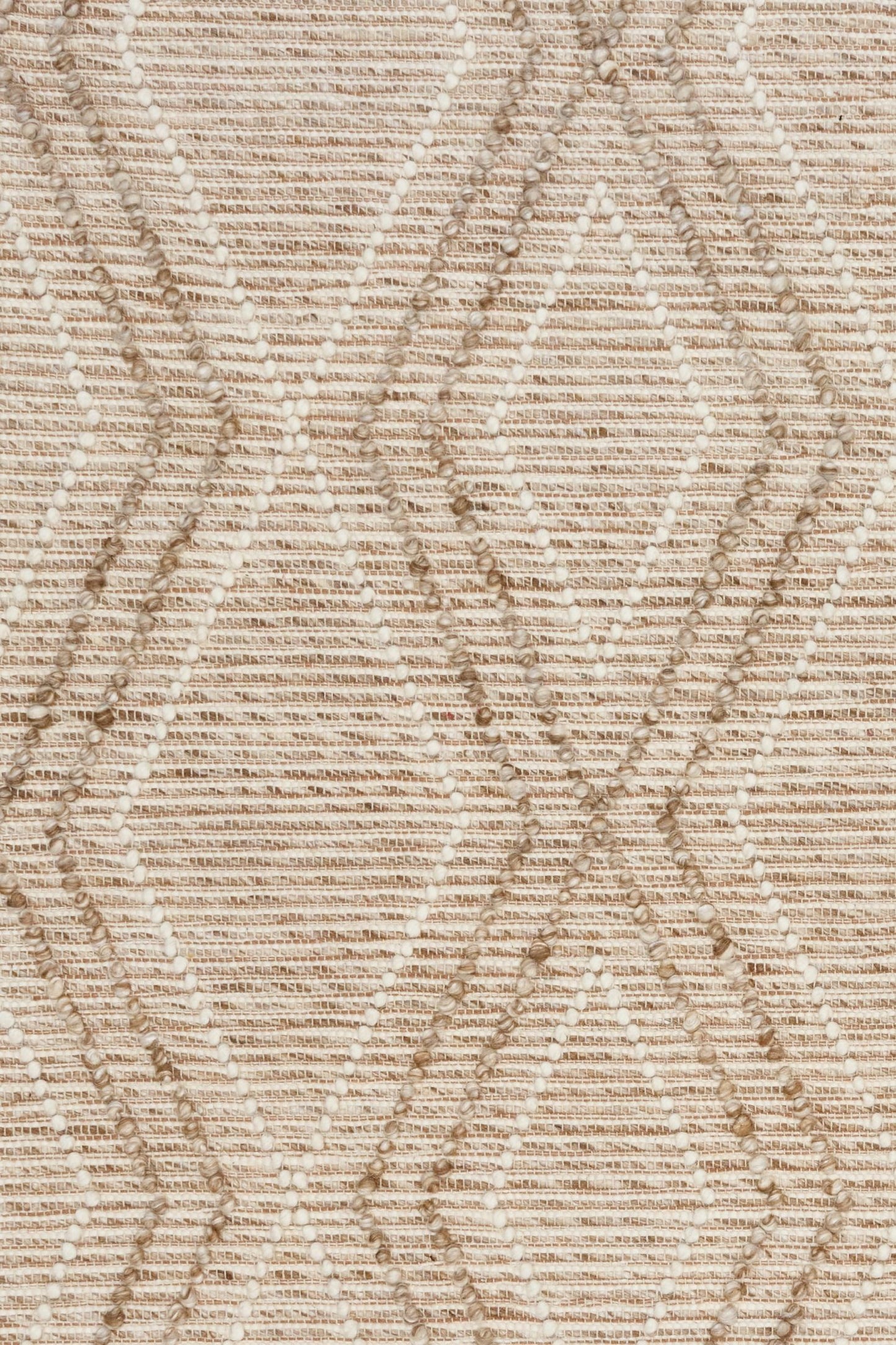 Anita Beige is a hand woven textured wool rug. Featuring a tribal geometric design with a 6-8mm pile height.  Colours Beige, Cream and Whites. Sizes 155 X 225, 200 X 290 and 300 X 400. Close.