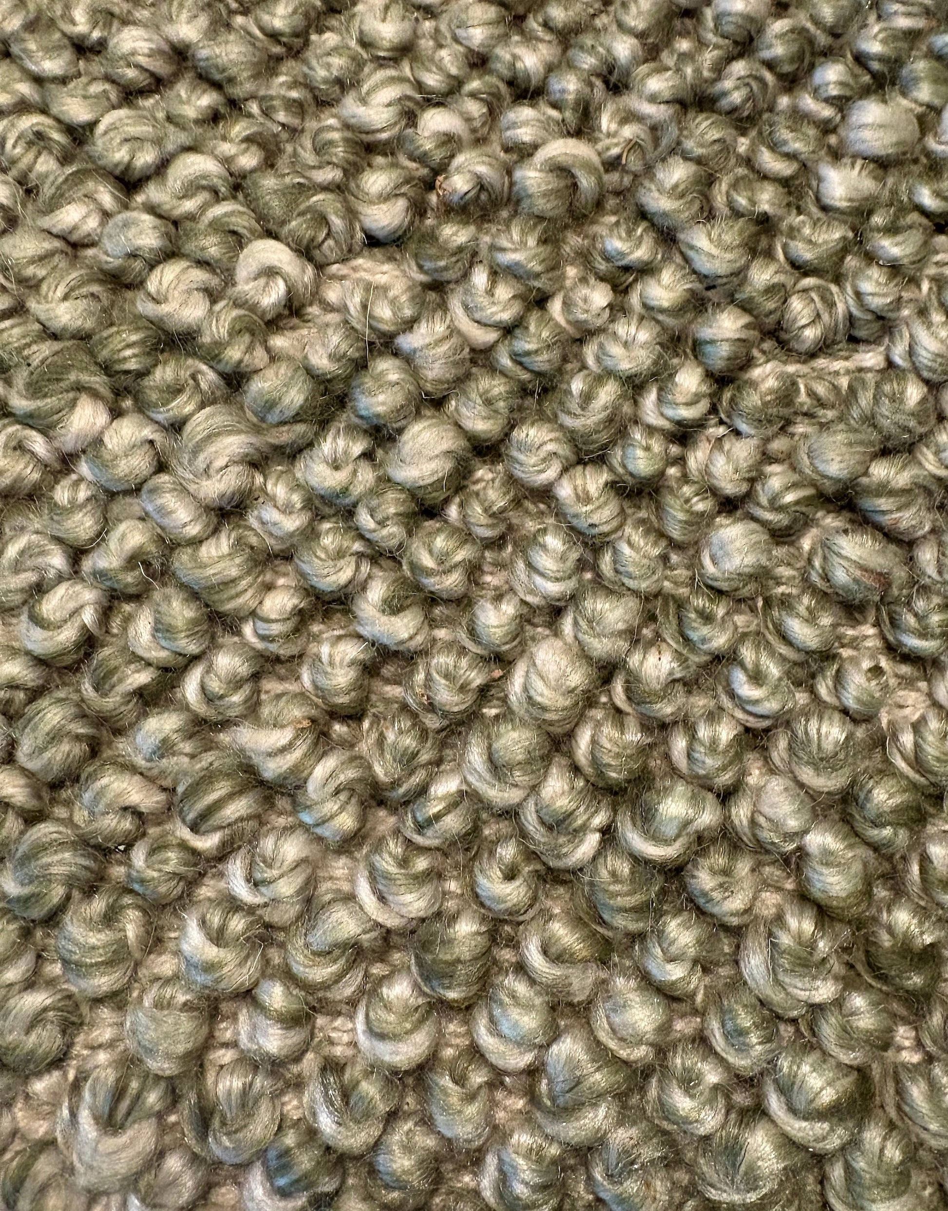 Avenue Pesto is a hand woven PET Yarn (Recycled Plastics) Rug.  It features a soft wool-like feel with a modern/contemporary design.  Colour Pesto Green. Sizes 155 X 225, 200 X 290, 240 X 320 and 300 X 400. Fibres close.