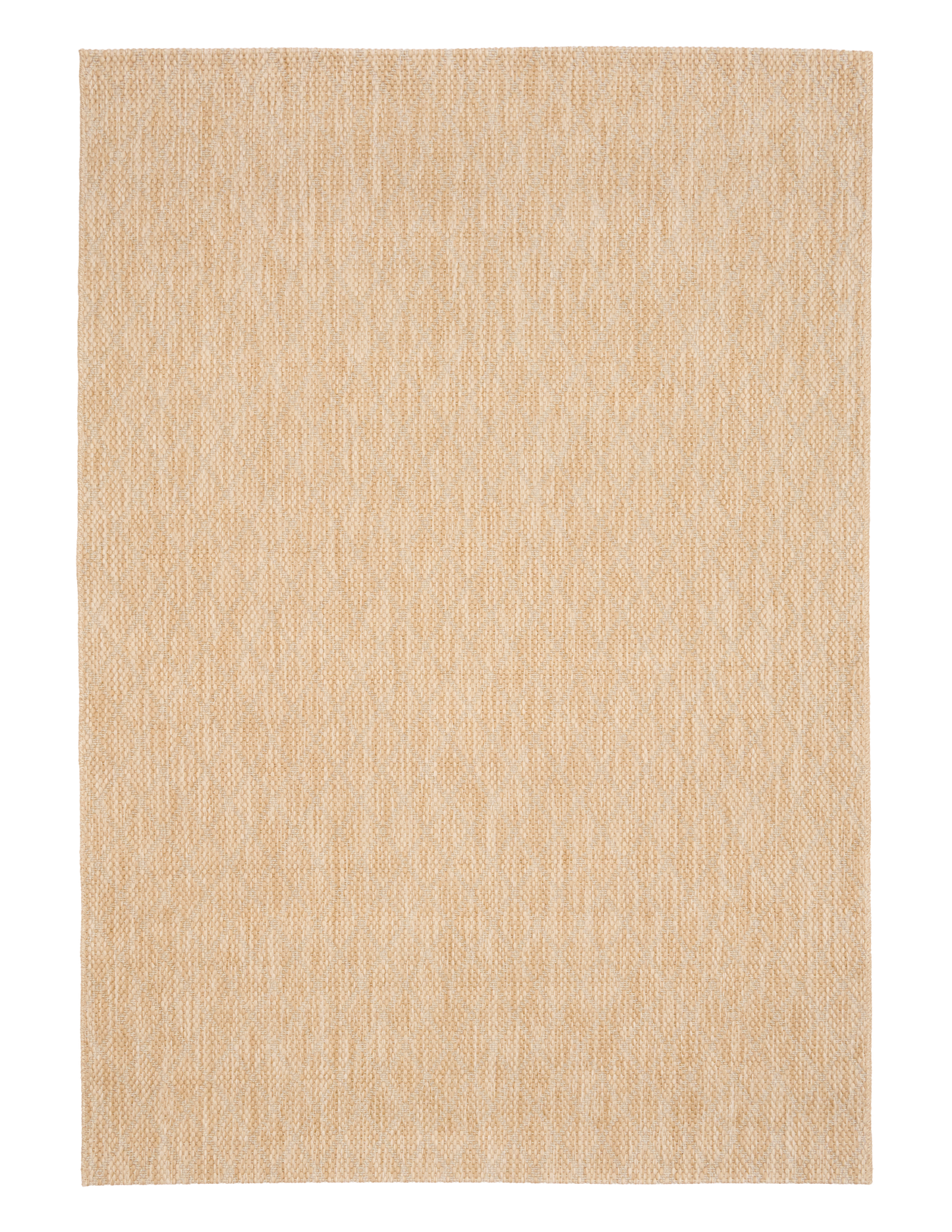 Barton Beige 41512 indoor/outdoor rug featuring soft beige tones and a subtle textured pattern, power-loomed from UV-stabilised polypropylene for lasting durability. Colour Beige. 3 sizes. Top.