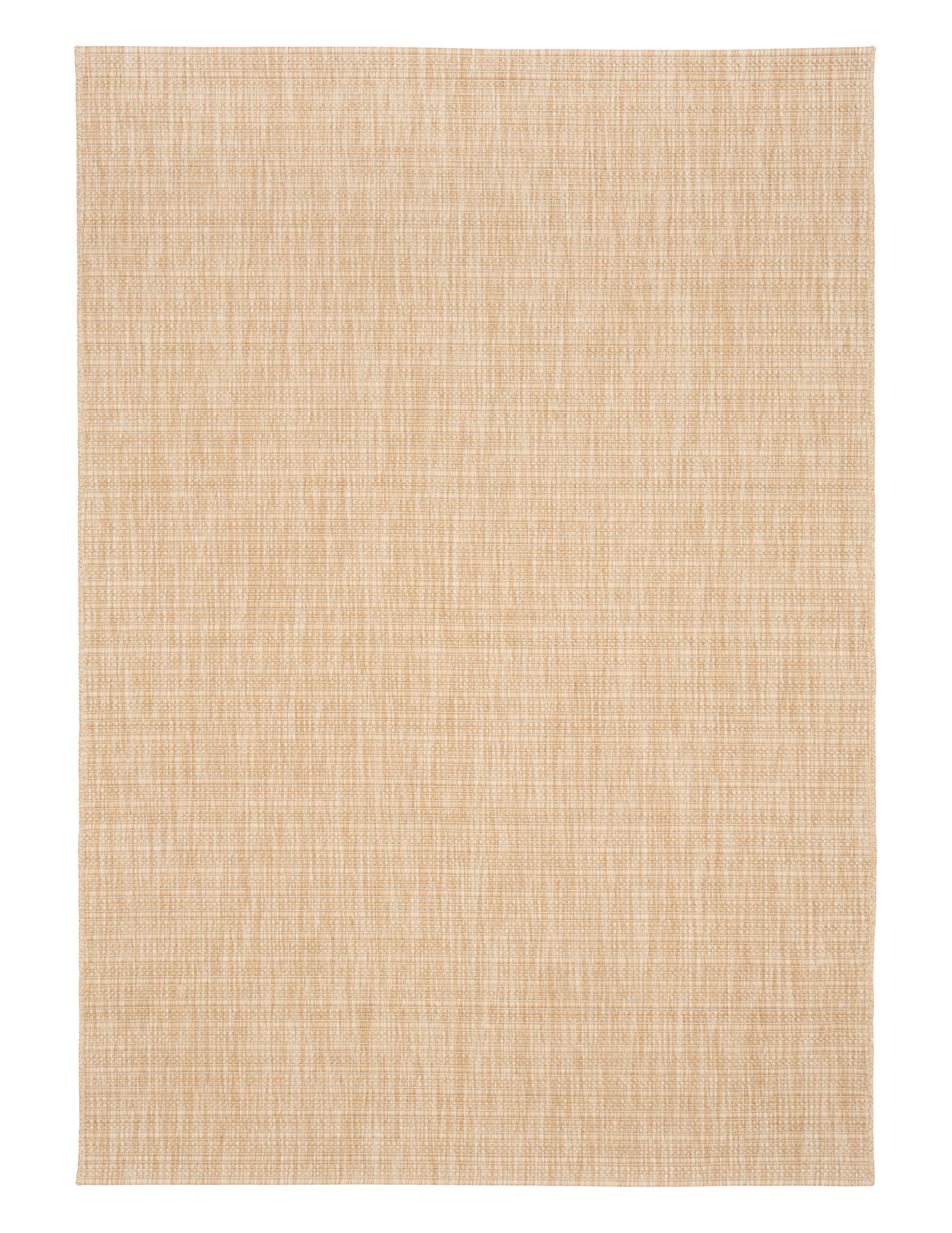 Barton Beige 41524 indoor/outdoor rug featuring soft beige tones and a subtle textured pattern, power-loomed from UV-stabilised polypropylene for lasting durability. Colour Beige. 3 sizes. Top.