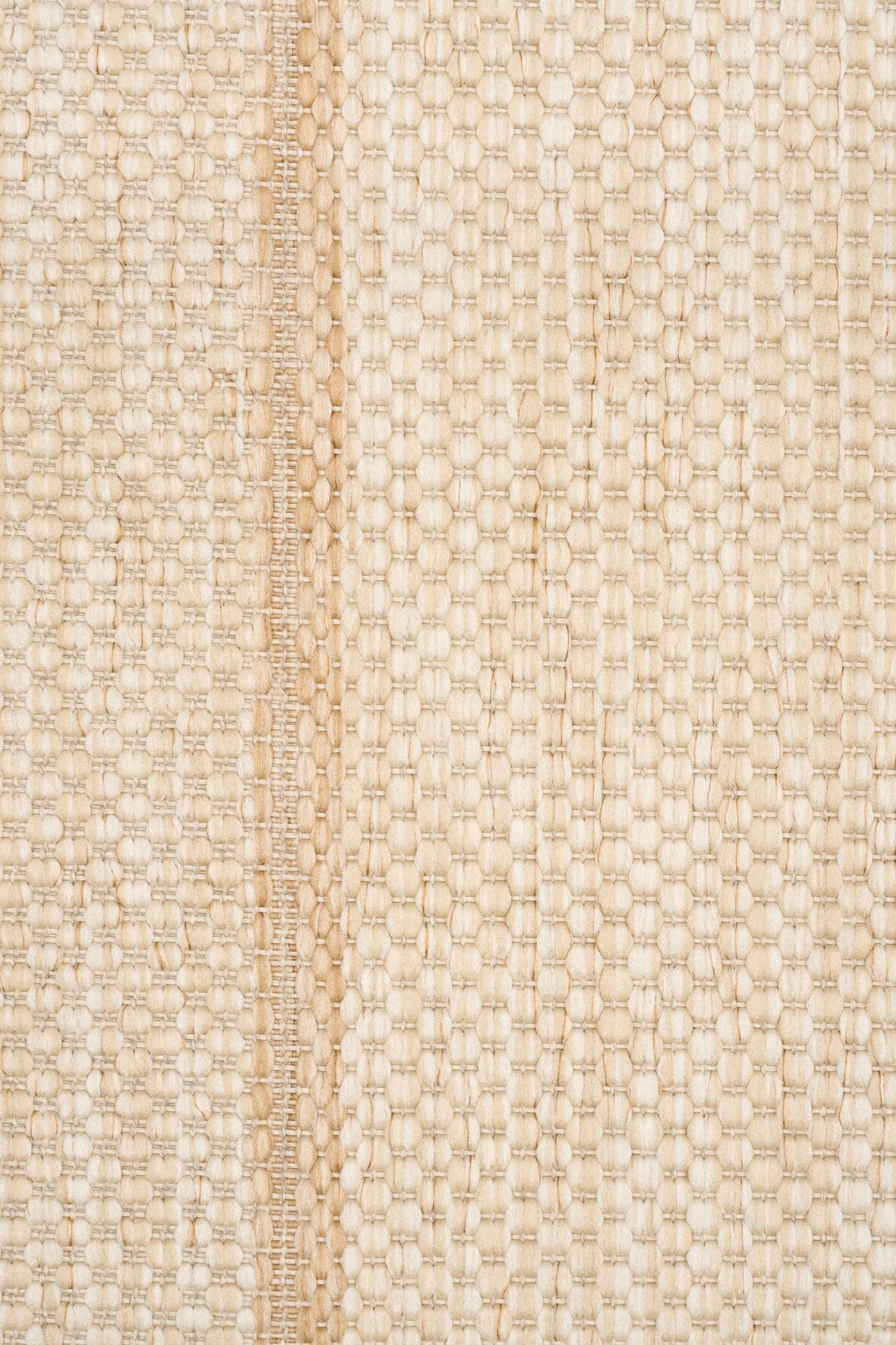 Barton Border Cream indoor/outdoor rug featuring soft cream tones and a subtle textured pattern, power-loomed from UV-stabilised polypropylene for lasting durability. Colour Cream. 3 sizes. Close.