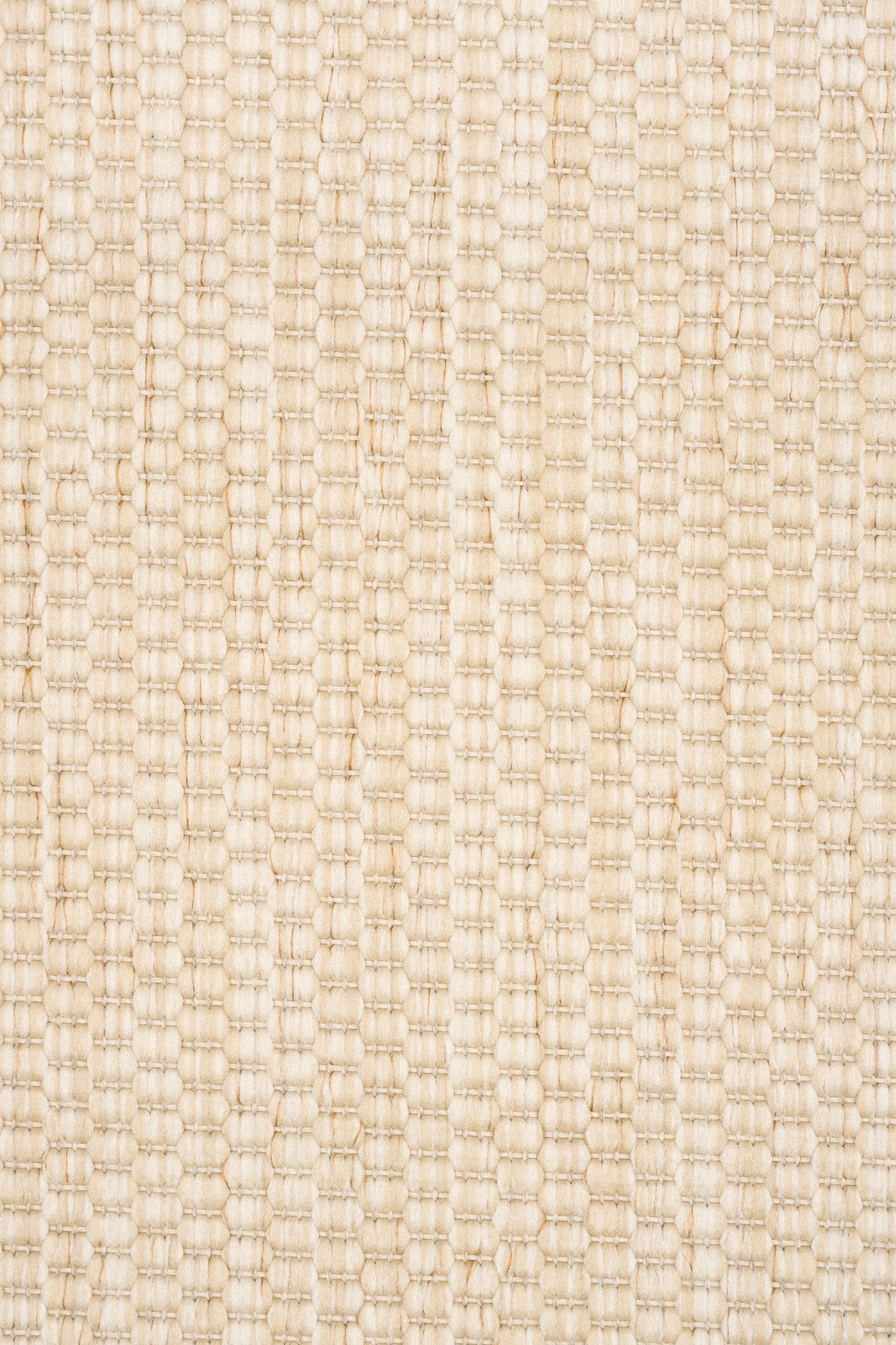 Barton Cream 41503 indoor/outdoor rug featuring soft cream tones and a subtle textured pattern, power-loomed from UV-stabilised polypropylene for lasting durability. Colour cream. 3 sizes. Close.