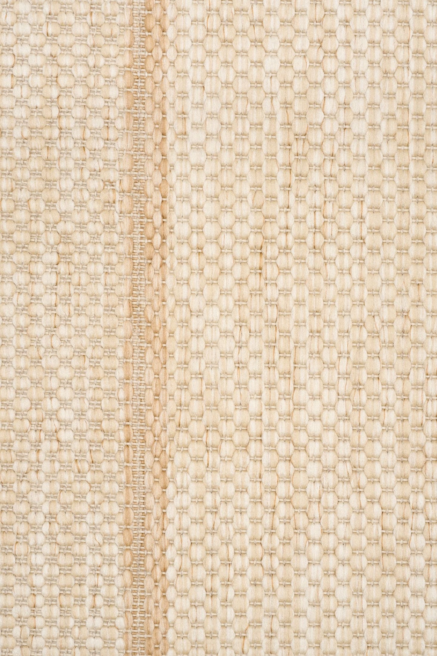 Barton Cream 41505 indoor/outdoor rug featuring soft cream tones and a subtle textured pattern, power-loomed from UV-stabilised polypropylene for lasting durability. Colour Cream. 3 sizes. Close.