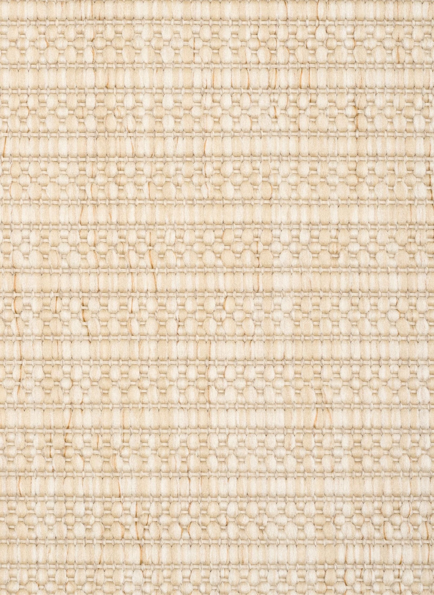 Barton Cream 41524 indoor/outdoor rug featuring soft cream tones and a subtle textured pattern, power-loomed from UV-stabilised polypropylene for lasting durability. Colour Cream. 3 sizes. Close.