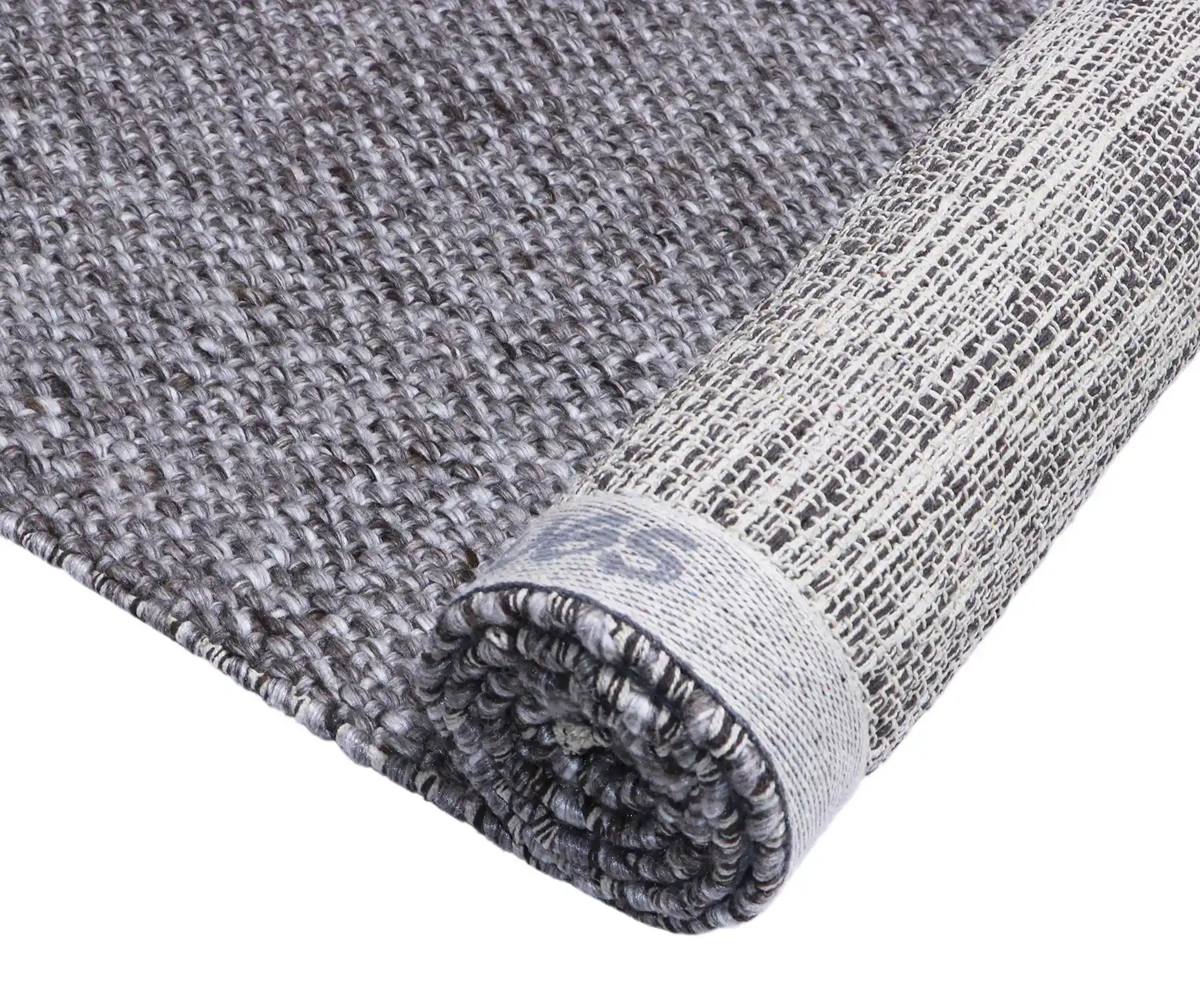 Pacific Brown is a handwoven wool and polyester rug with a low-textured cross weave. It boasts a soft pile height of 7-9mm. Colour brown and grey. Sizes 160 X 230, 200 X 290, 240 X 340 and 300 X 400. Folded/Rolled.