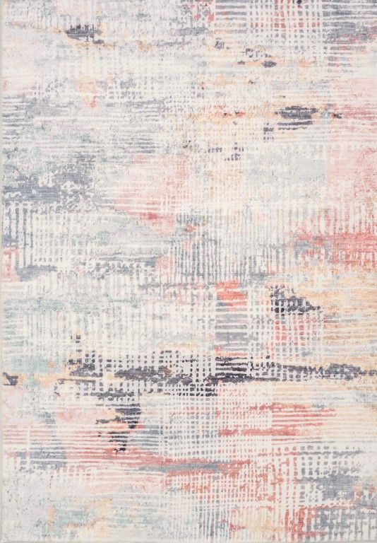 Chic 32146-1 is a machine made modern/contemporary rug.  It features super soft polyester pile. Colours Light greys with multi colour accents. Sizes 200 X 290 and 230 X 320. Full.