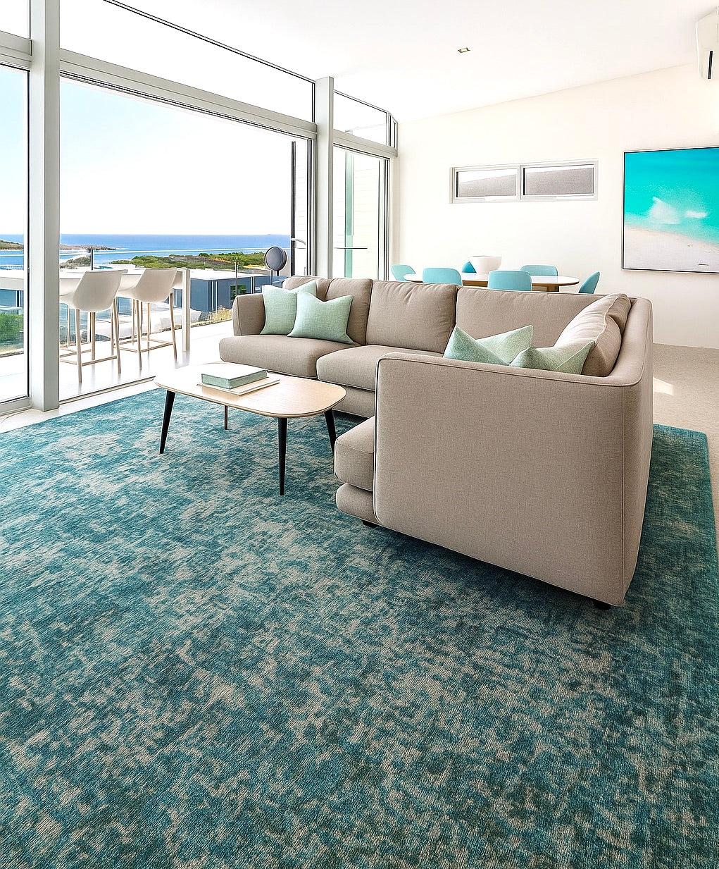 Ochoco's Contemporary and Modern Hand knotted rugs.
