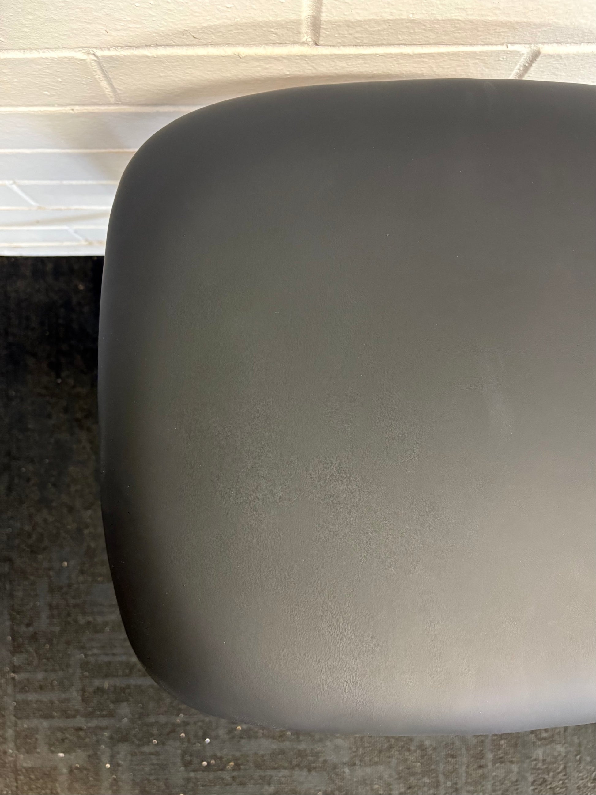 The Danube - Natural Black Barstool. A contemporary style barstool. Solid natural ash frame with black polyurethane seat. Measures  400W X 400D X 670 Seat Height. Top.