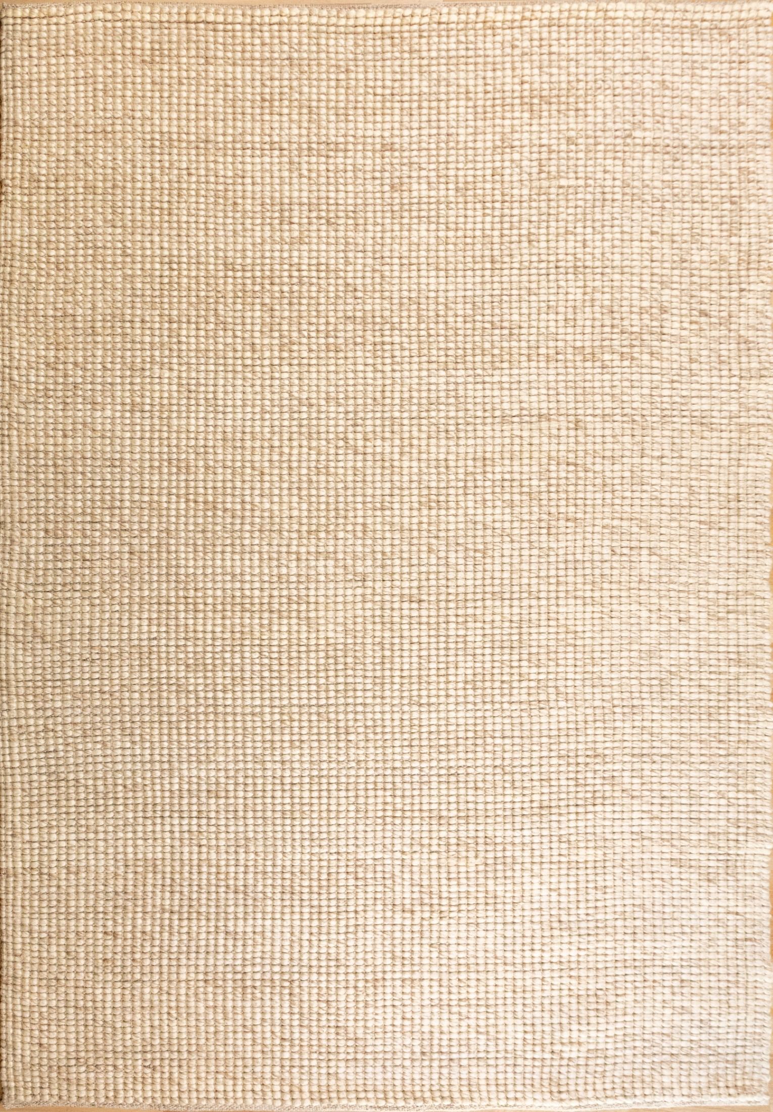 Dasha Beige is a texture hand woven rug made of 80%  New Zealand Wool and 20% Polyester. Colour Beige. Sizes 155 X 225, 200 X 290, 240 X 320 and 300 X 400. Full.