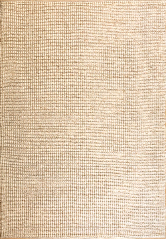 Dasha Beige is a texture hand woven rug made of 80%  New Zealand Wool and 20% Polyester. Colour Beige. Sizes 155 X 225, 200 X 290, 240 X 320 and 300 X 400. Full.