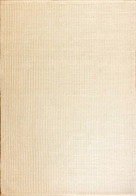 Dasha Cream is a texture hand woven rug made of 80%  New Zealand Wool and 20% Polyester. Colour Beige. Sizes 155 X 225, 200 X 290, 240 X 320 and 300 X 400. Full.
