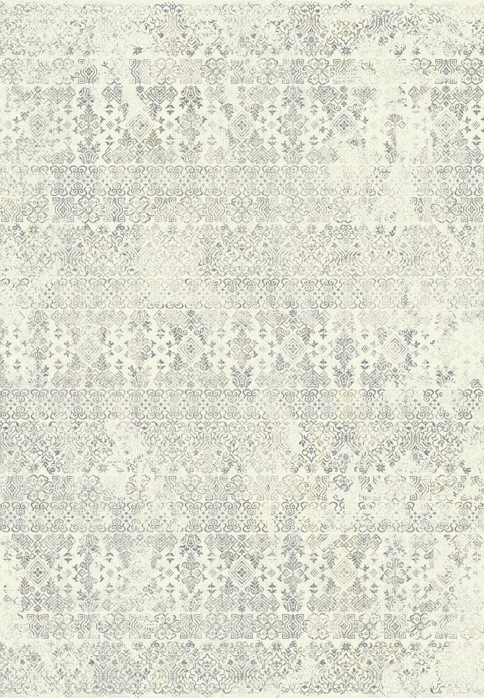 The Davinci 57034 6696 Rug. Featuring a traditional design this machine made rug is constructed with heat-set polypropylene. Colours light beige with grey accents. 3 Sizes. Front Full.