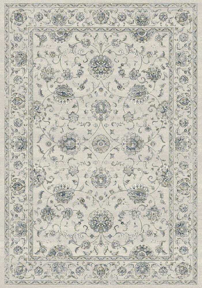 The Davinci 57126 6666 Rug, crafted from durable heat-set polypropylene. The classic design will elevate your home decor. Colours, Greys. 4 Sizes. Front Full.