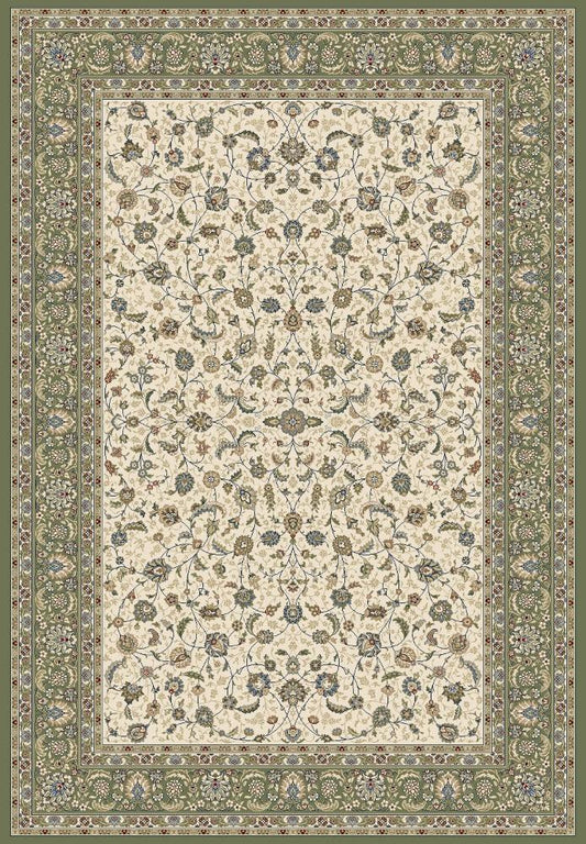 The Davinci 57221 6444 machine-made rug offers lasting style and durability, expertly crafted with heat-set polypropylene for enduring comfort. Colours, Beiges, cream, blues. 4 sizes. Front Full.