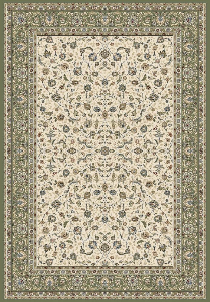 The Davinci Isfahan Cream machine-made Persian rug offers lasting style and durability, expertly crafted with heat-set polypropylene for enduring comfort. Colours, Beiges, cream, blues. 4 sizes. Top.
