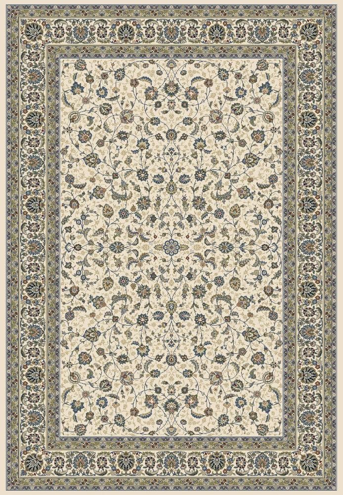 The Davinci Isfahan Grey machine-made rug offers traditional Persian style and durability, expertly crafted with heat-set polypropylene for enduring comfort. Colours, beiges, blues, greys, cream. 4 Sizes. Top.