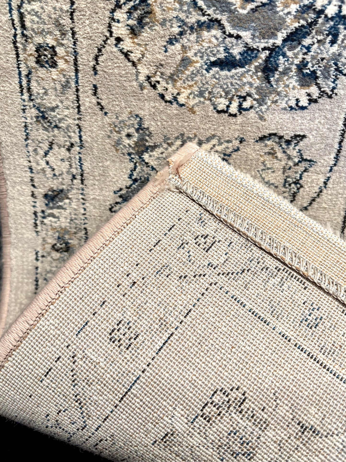 The Davinci Kashan Light Grey Persian Rug. Machine made and crafted from durable heat-set polypropylene. The classic Persian design will elevate your home decor. Colours, Greys. 4 Sizes. Fold.