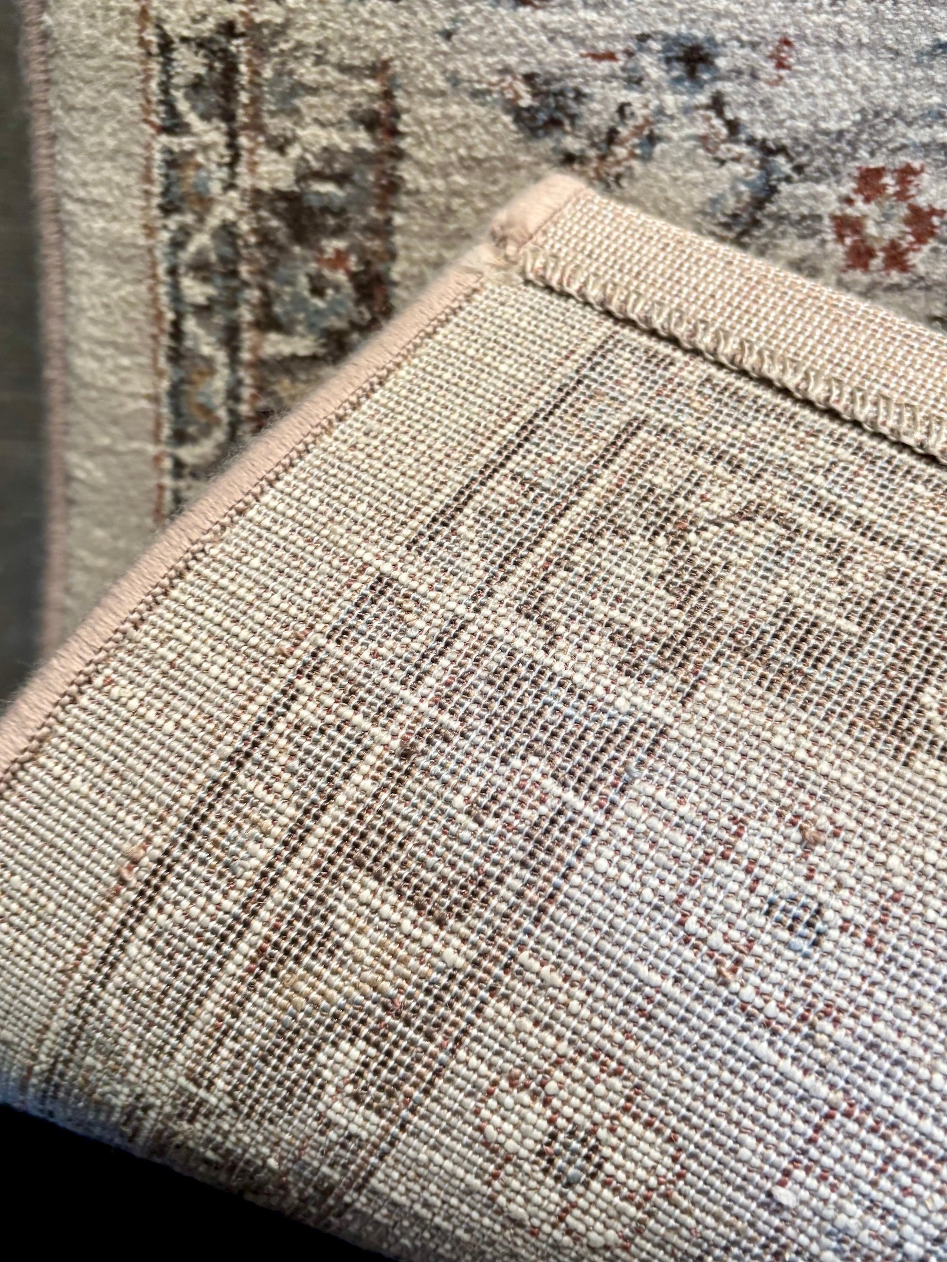 The Davinci Medallion Grey machine-made Persian rug offers traditional style and durability, expertly crafted with heat-set polypropylene for enduring comfort. Colours, Greys, light greys. 3 Sizes. Fold.