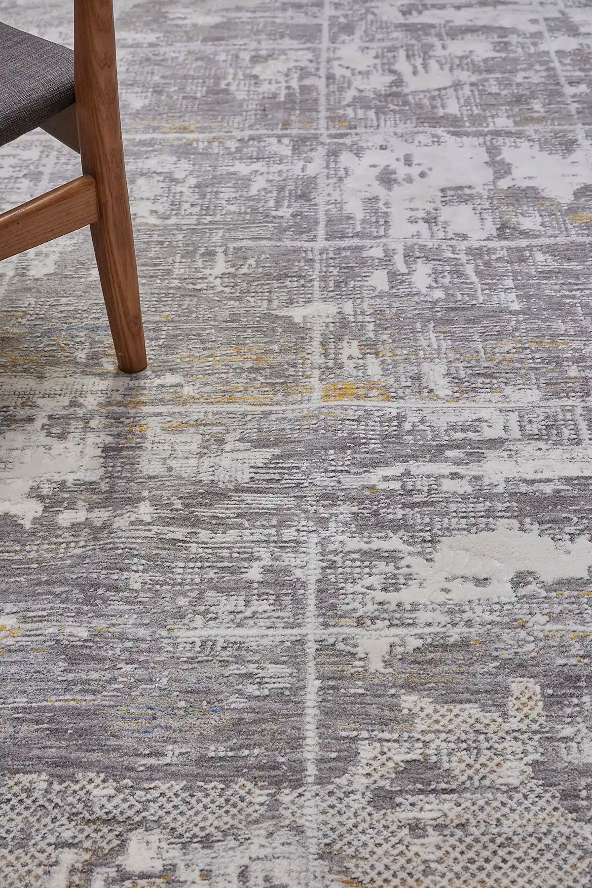 Eclipse Distress is a machine made rug. Its design boasts an abstract modern/contemporary feel. Crafted from Polyester with a low-profile 7-9mm pile height. Colours Grey and light grey tones. Sizes 160 X 230, 200 X 300 and 240 X 340. Life.