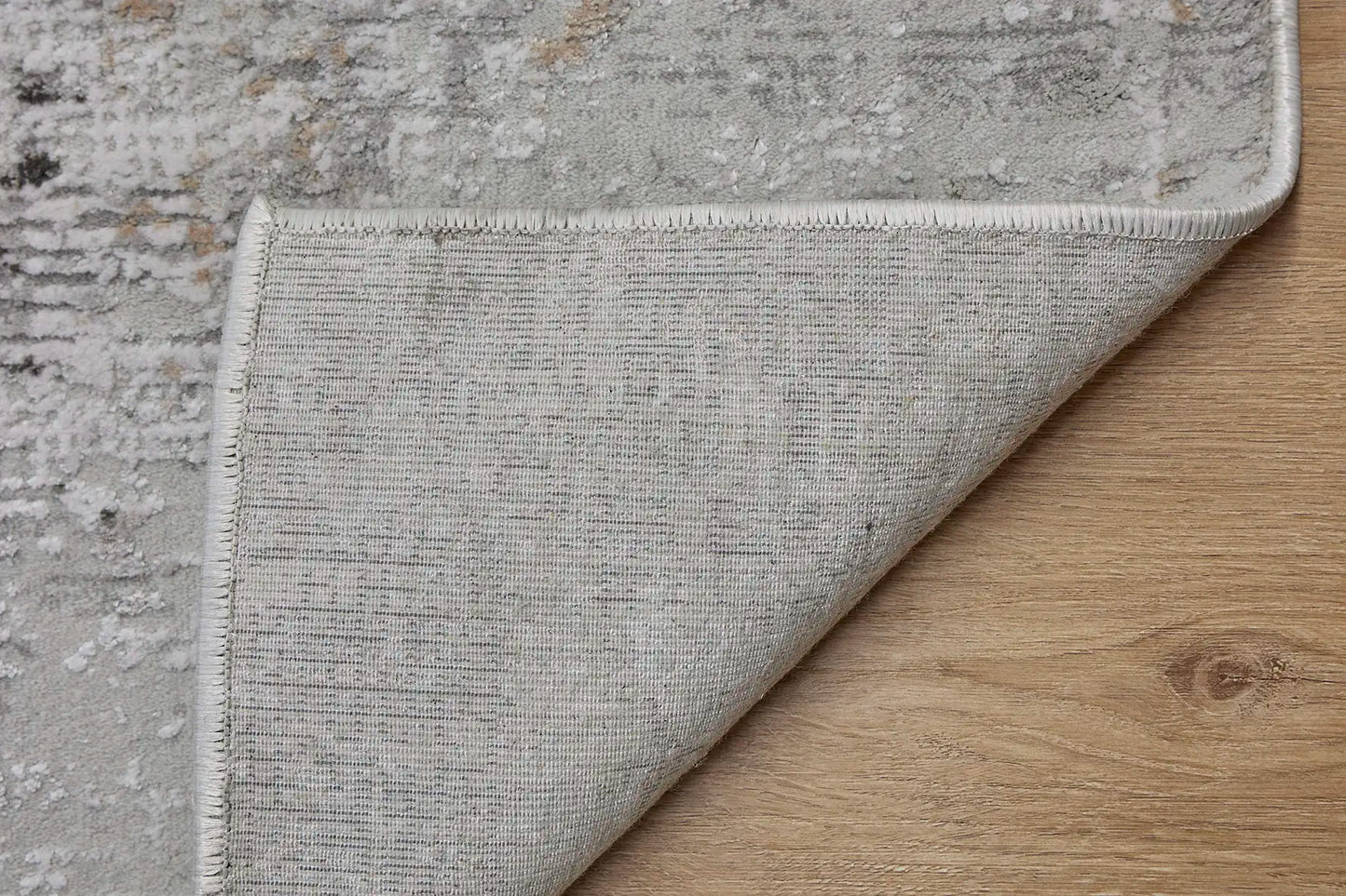 Finesse Grey is a machine made rug. Its design boasts a geometric modern/contemporary feel. Crafted from Viscose and Polyester, with a low-profile 7-9mm pile height. Colours Grey, Light Grey and Beige tones. Sizes 160 X 230, 200 X 300 and 240 X 340. Fold.