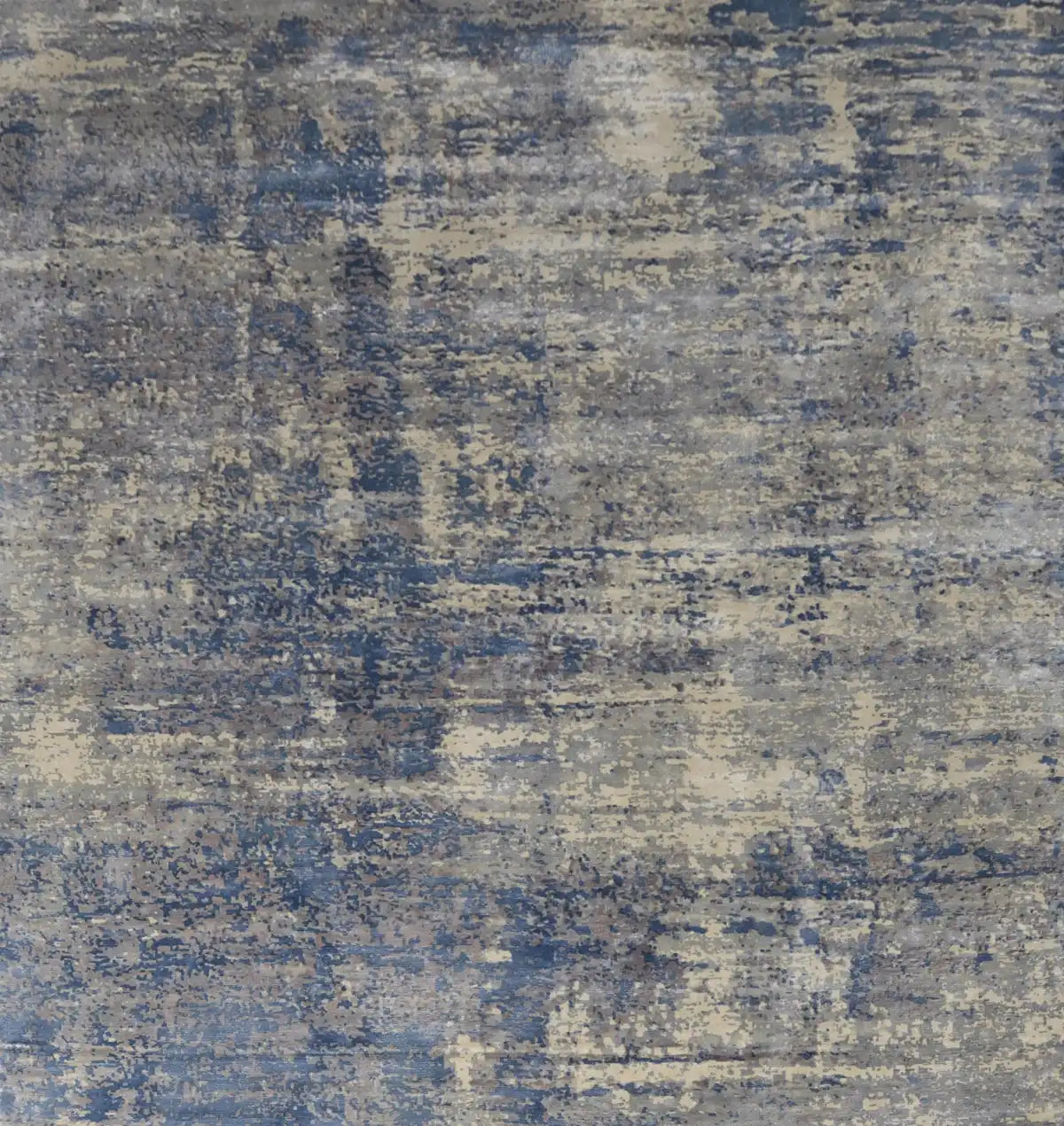 Fusion Blue is a handcrafted rug made of luxurious bamboo silk and viscose. It features a textured, intricate, and opulent weave with a pile height of 12-14mm. Colours Blue and Grey Blend. Sizes 160 X 230, 200 X 290 and 240 X 340. Full.