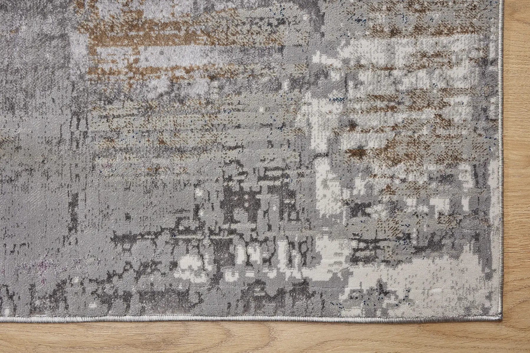 Geneva Lilac is a machine made rug. Its design boasts a modern/contemporary feel. Crafted from Viscose and Polyester, with a low-profile 7-9mm pile height. Colours Light Grey with Blue and Beige accent tones. Sizes 160 X 230, 200 X 290 and 240 X 340. Corner.