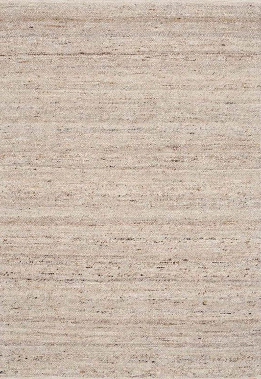 Harmony Beige Rug – hand-woven blend of wool and viscose in soft natural tones, featuring a textured finish that’s both elegant and durable. Colour White, Grey, black and brown flecks. 4 sizes. Top Plain.