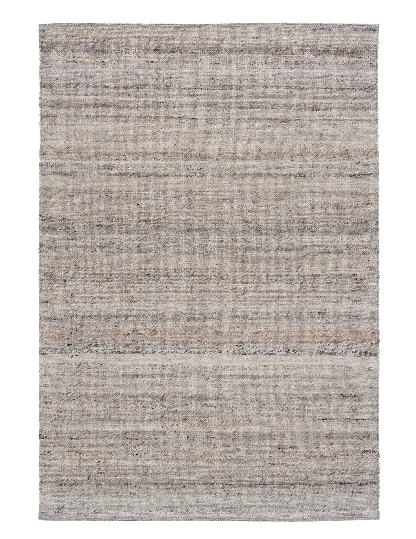 Harmony Dark Grey Rug – hand-woven blend of wool and viscose in soft natural tones, featuring a textured finish that’s both elegant and durable. Colour White, Grey, black and brown flecks. 3 sizes. Top Plain.
