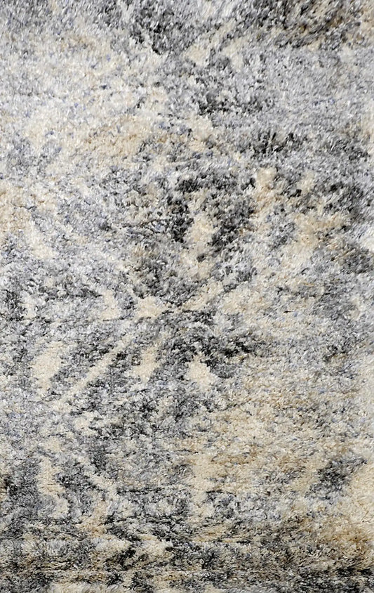 Konya Silver is a Moroccan/Boho inspiration rug.  Machine made of Polyester, this shaggy style rugs brings added soften textures.  Colours Grey, White, Beige and Light Grey. Sizes 160 X 230, 200 X 290, 240 X 340 and 300 X 400. Full.