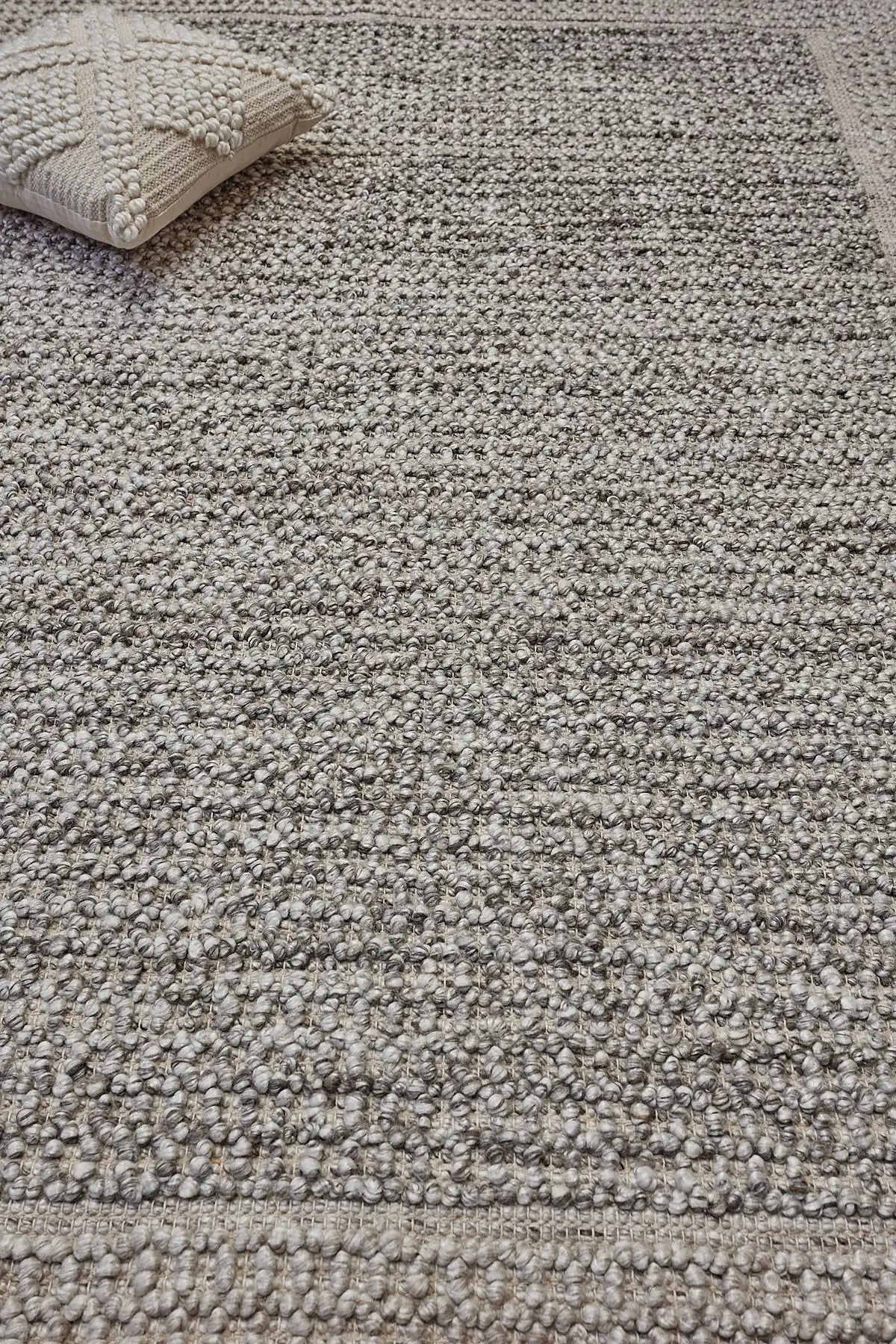 Liberty Walnut is an eco-luxury rug crafted with hand woven recycled PET (plastic bottles) yarn. Boasting a super soft textured loop pile and pile height of 16-18mm. Colour Cream and Beige/Brown. Sizes 160 X 230, 200 X 290, 240 X 340 and 290 X 390. Life.