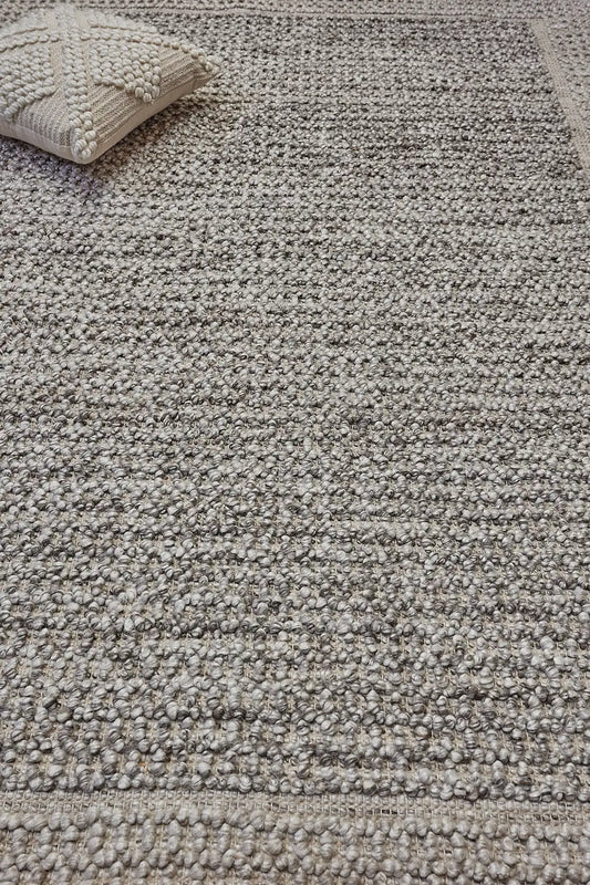 Liberty Walnut is an eco-luxury rug crafted with hand woven recycled PET (plastic bottles) yarn. Boasting a super soft textured loop pile and pile height of 16-18mm. Colour Cream and Beige/Brown. Sizes 160 X 230, 200 X 290, 240 X 340 and 290 X 390. Life.