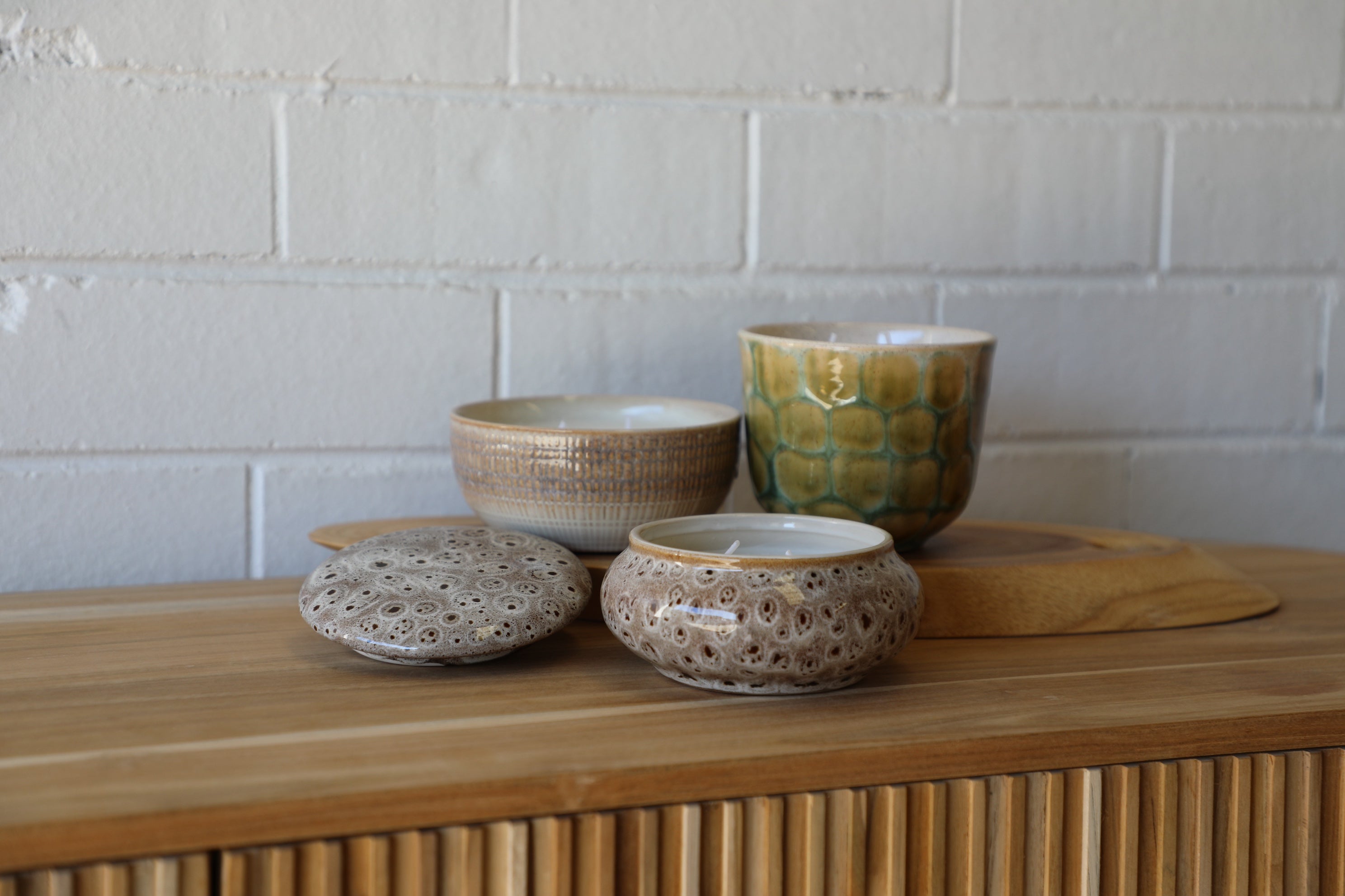 Ochoco Scented Ceramic Candles Collection. Homewares Perth.