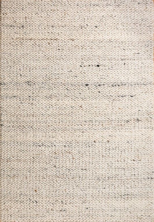Oslo Greyology 1364 is a textured hand woven, piled loop wool rug. Colours white with grey,  black and brown accents. Sizes 155 X 225, 200 X 290, 240 X 320 and 300 X 400. Full.