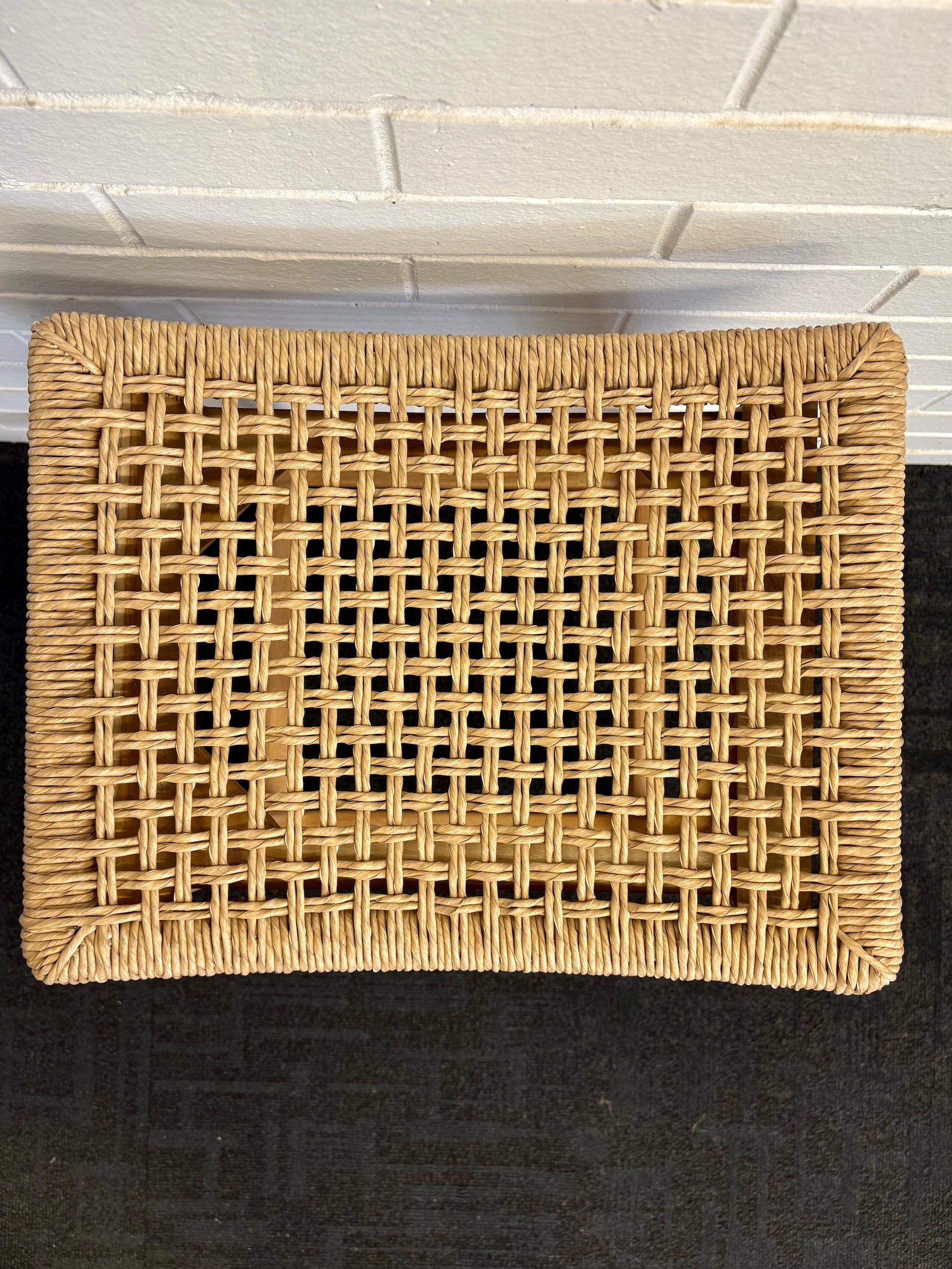 The Owyhee Barstool boasts a coastal contemporary feel. Crafted from sustainable solid teak and featuring a synthetic rope seat. Colour natural. Measures 460 wide X 350 depth X 670 seat height. Top.