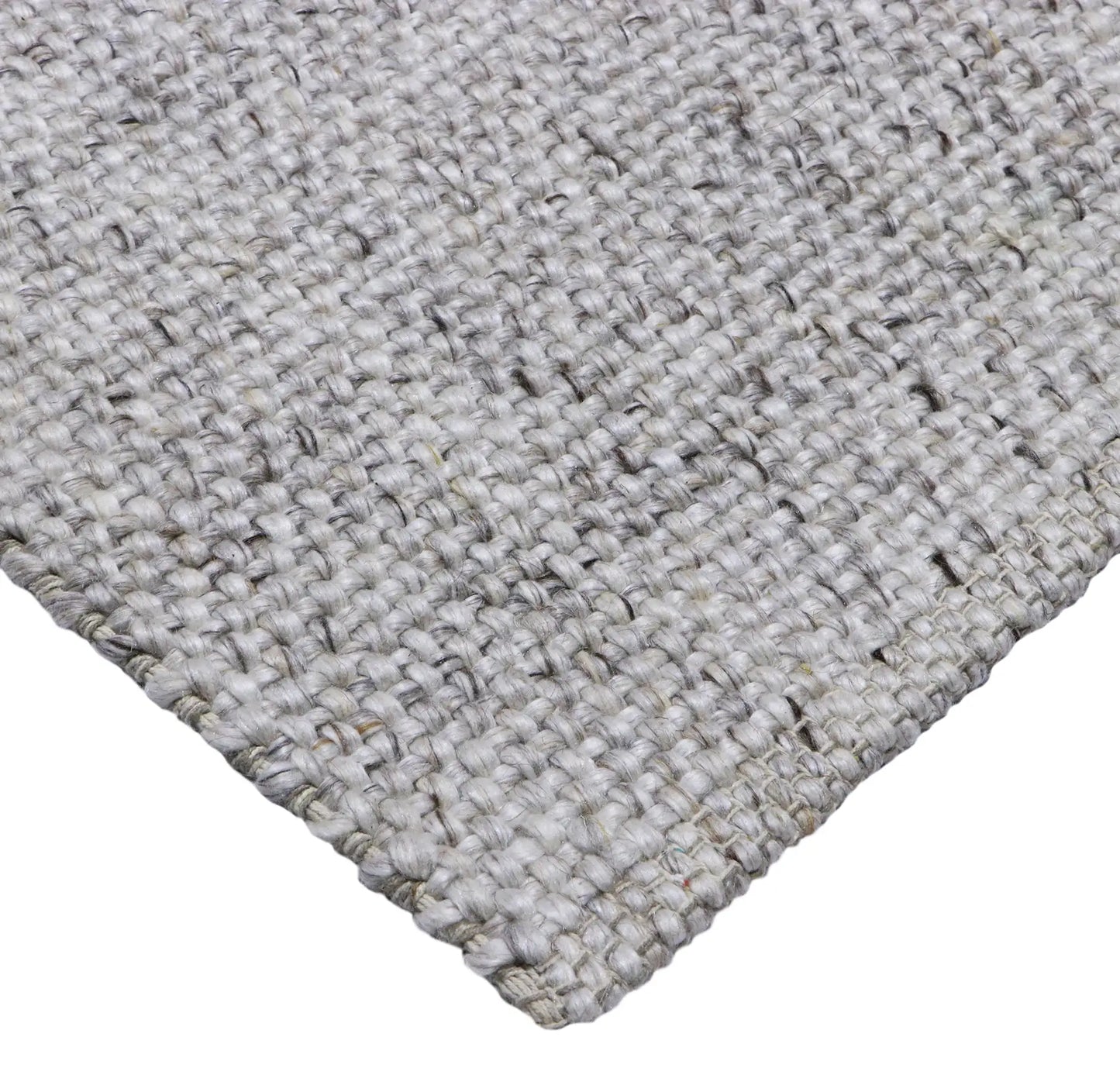 Pacific Camel is a handwoven wool and polyester rug with a low-textured cross weave. It boasts a soft pile height of 7-9mm. Colour White with brownie/black accents.  Sizes 160 X 230, 200 X 290, 240 X 340 and 300 X 400. Corner.