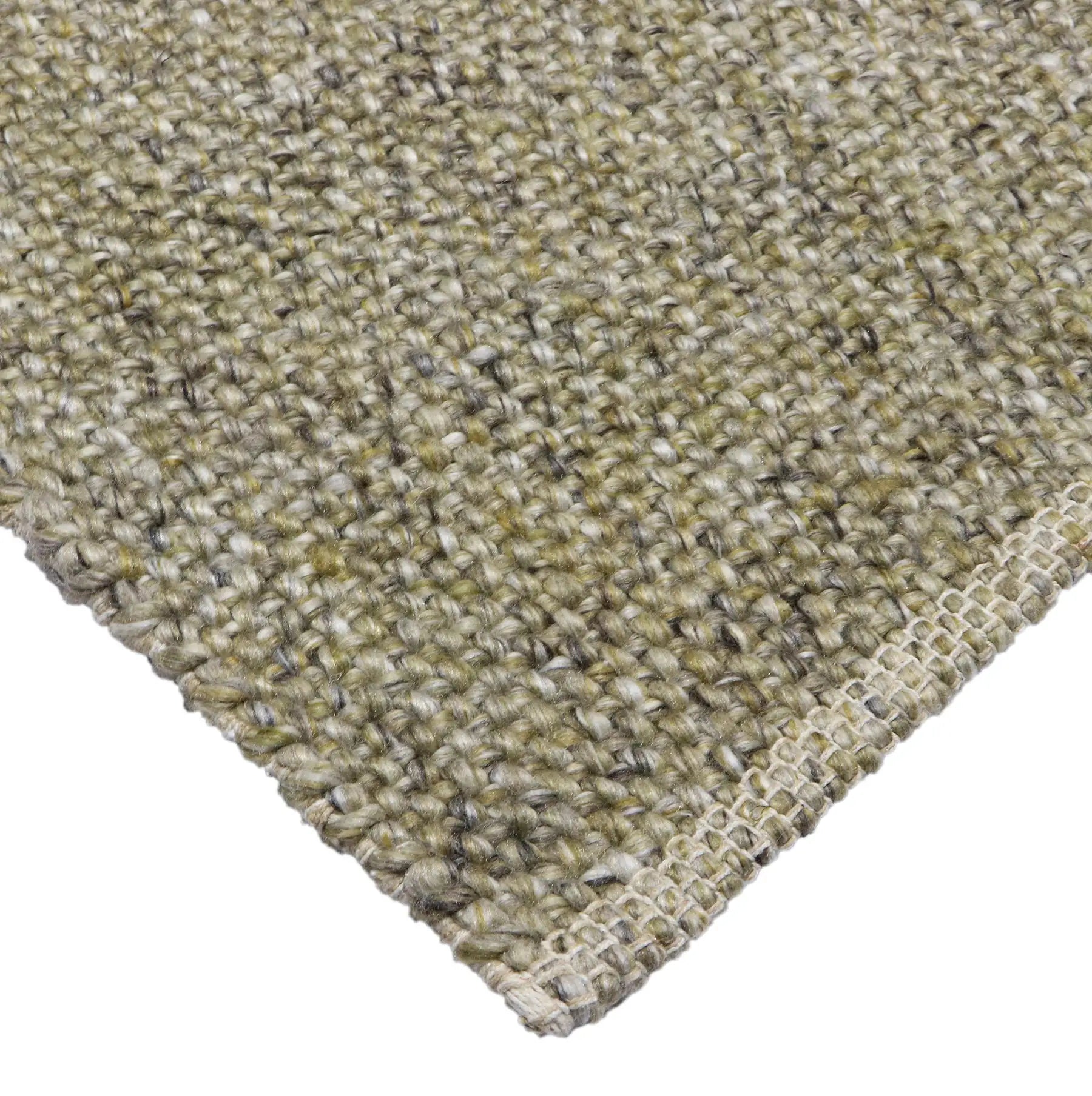 Pacific Cedar is a handwoven wool and polyester rug with a low-textured cross weave. It boasts a soft pile height of 7-9mm. Colour Cedar Green with beige/black accents. Sizes 160 X 230, 200 X 290, 240 X 340 and 300 X 400. Corner.