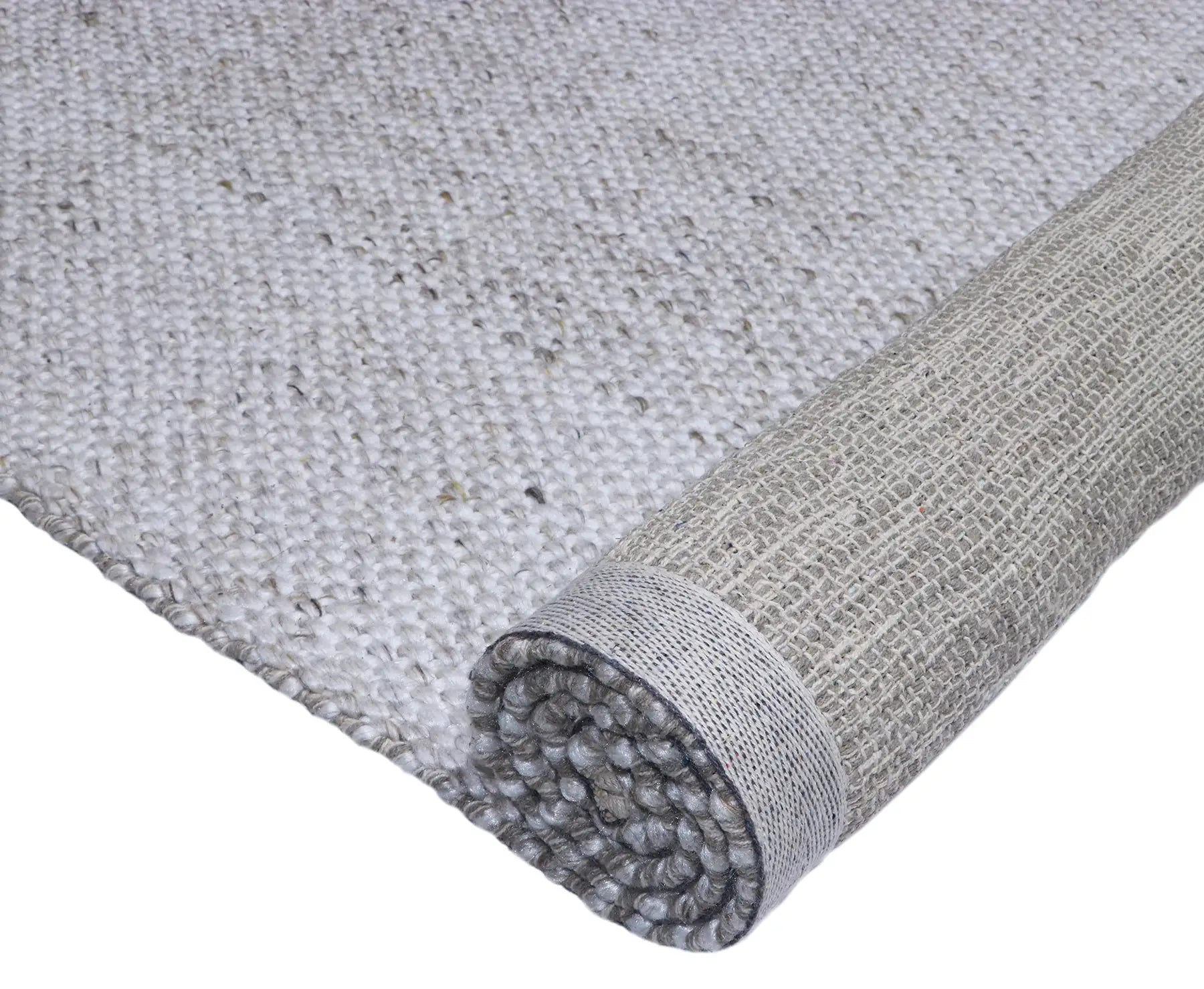 Pacific Grey is a handwoven wool and polyester rug with a low-textured cross weave. It boasts a soft pile height of 7-9mm. Colour White with grey and black accents. Sizes 160 X 230, 200 X 290, 240 X 340 and 300 X 400. Fold/Rolled.