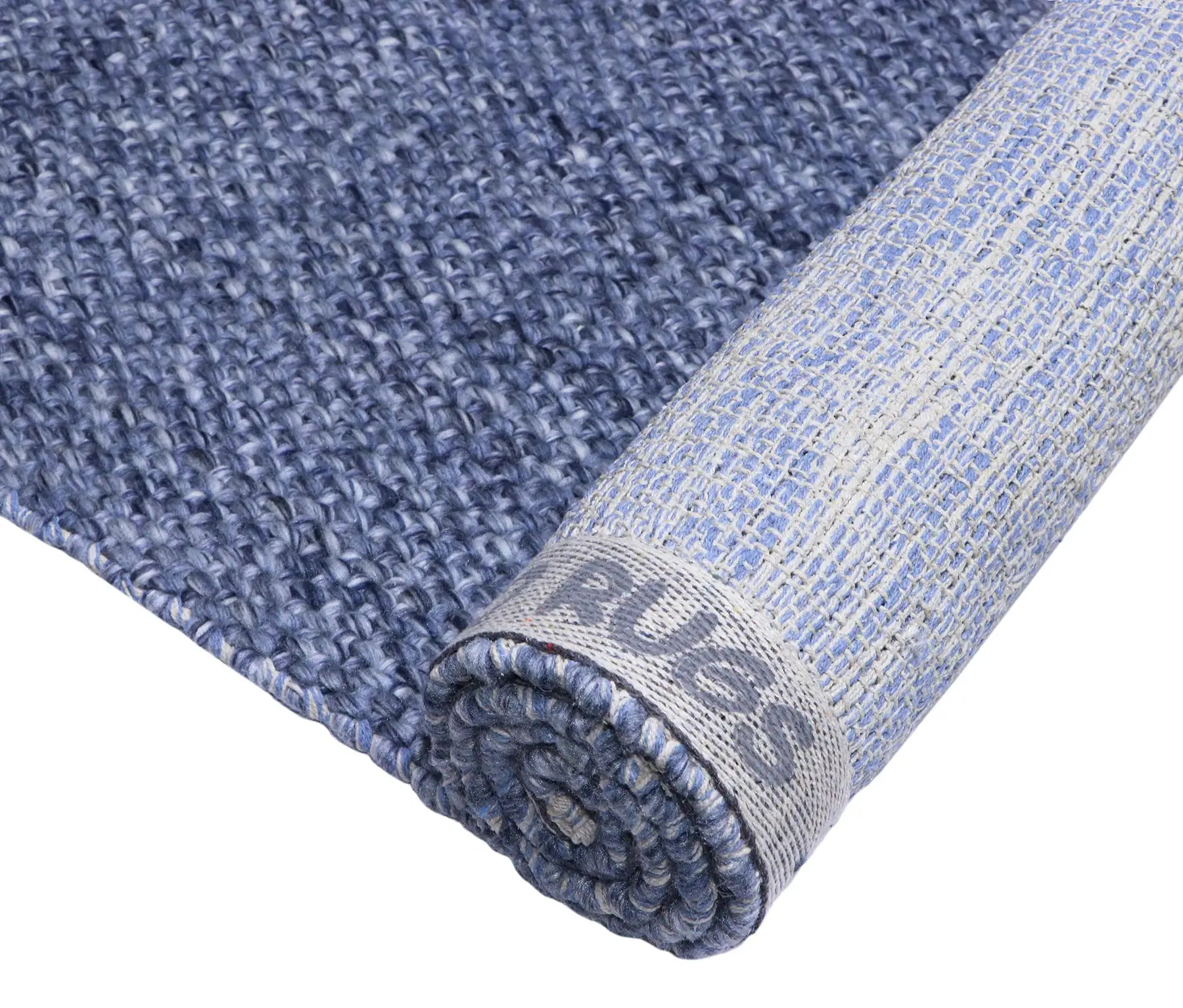 Pacific Navy is a handwoven wool and polyester rug with a low-textured cross weave. It boasts a soft pile height of 7-9mm. Colour Navy blue. Sizes 160 X 230, 200 X 290, 240 X 340 and 300 X 400. Fold/Rolled.