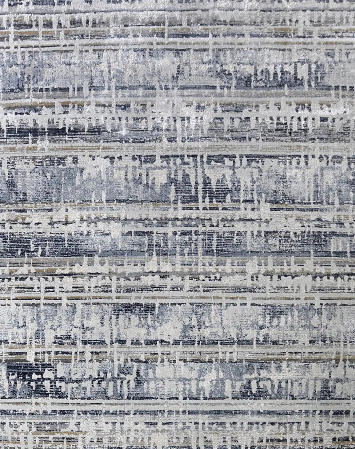 Raj Aqua is a machine made rug. Its design boasts a modern/contemporary feel. Crafted from Viscose and Polyester, with a low-profile 7-9mm pile height. Colours Blue,Grey and Light Grey tones. Sizes 160 X 230, 200 X 290, 240 X 340 and 300 X 400. Full.